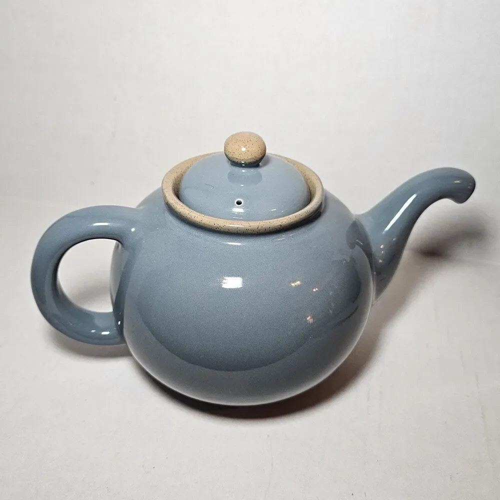 Franciscan Ventura Blue Teapot Johnson Bros Farmhouse Traditional Cottage